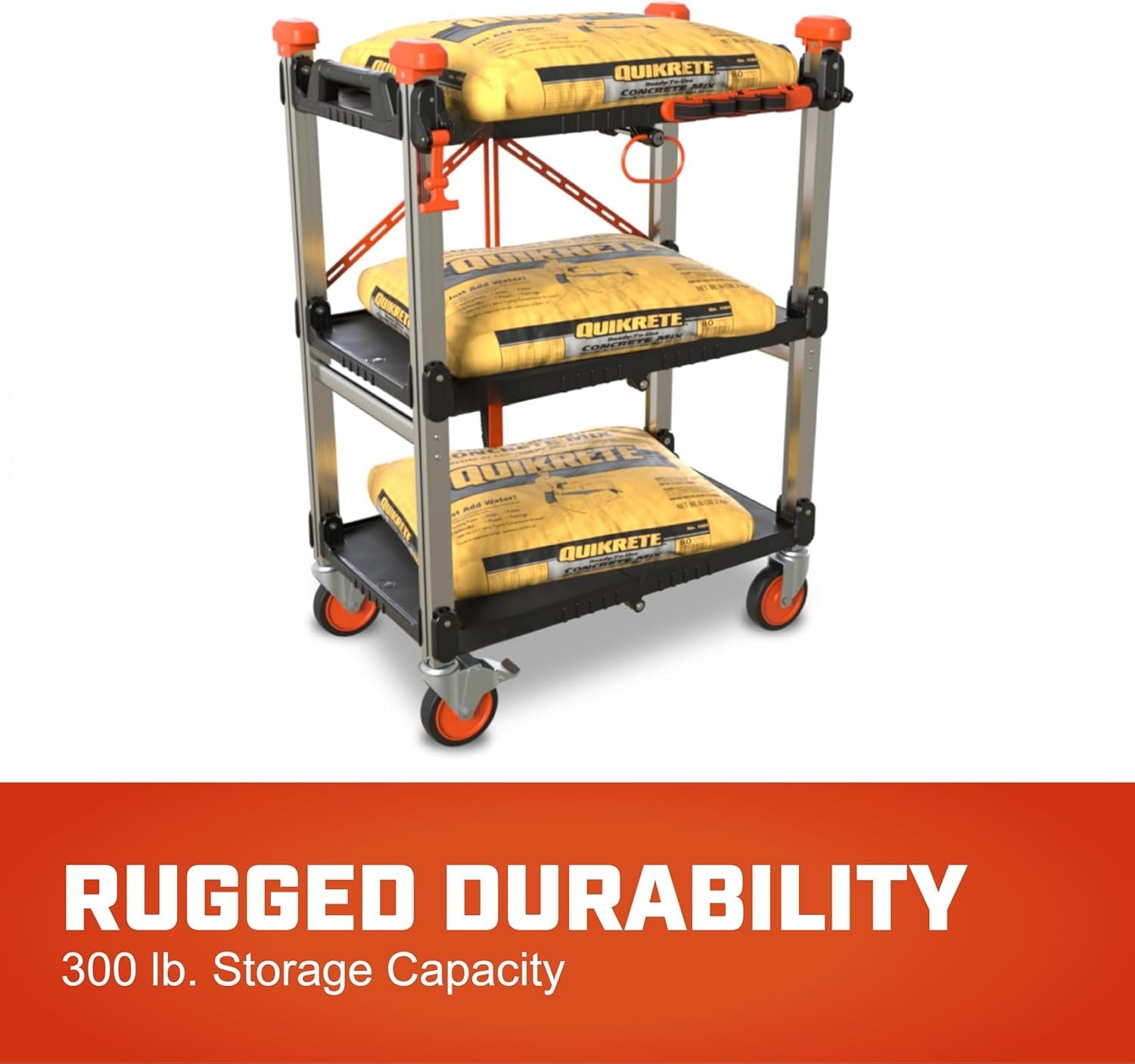 Mobile Folding Jobsite Cart — Built for Efficiency On Any Worksite