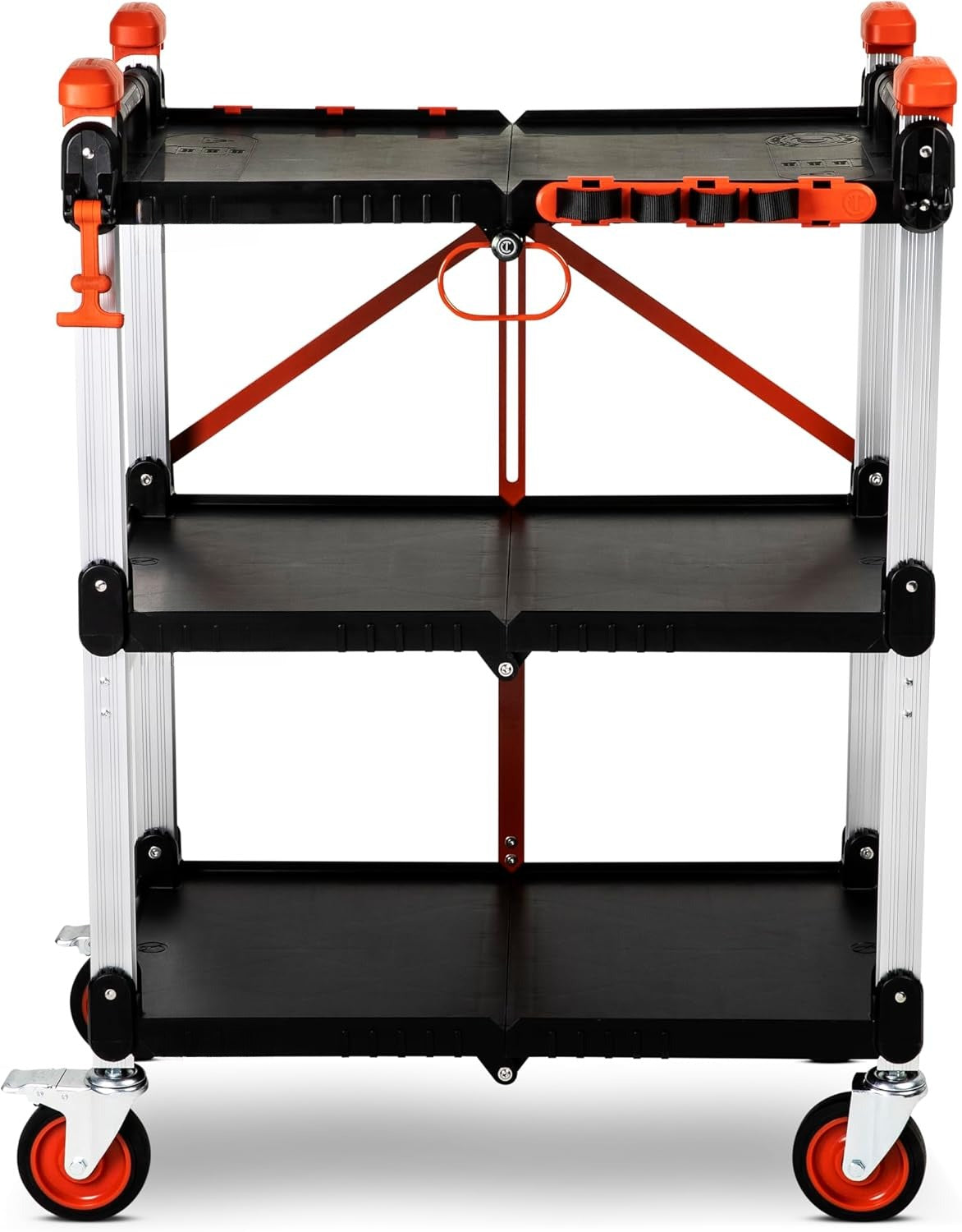 Mobile Folding Jobsite Cart — Built for Efficiency On Any Worksite