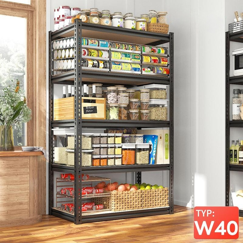 Heavy-Duty 5-Tier Garage Storage Shelving-Maximum Strength. Smarter Organization. Built for Real Storage Needs.