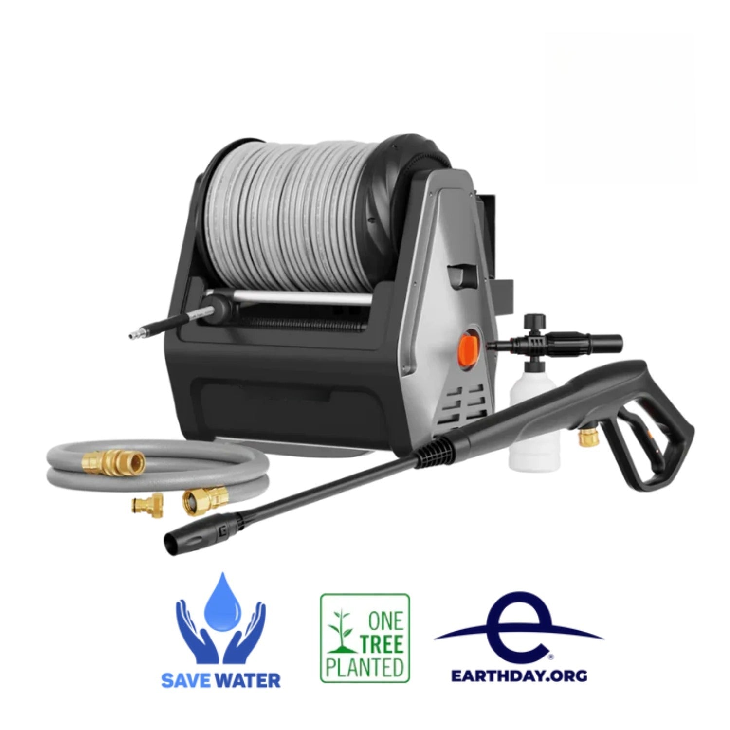 Wall-Mounted Retractable Pressure Washer——Smarter Cleaning. Less Effort. Total Control.