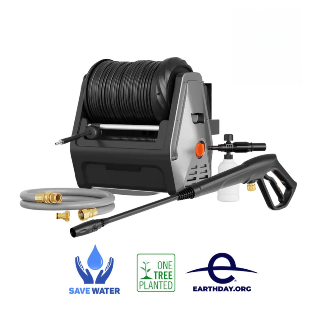 Wall-Mounted Retractable Pressure Washer——Smarter Cleaning. Less Effort. Total Control.